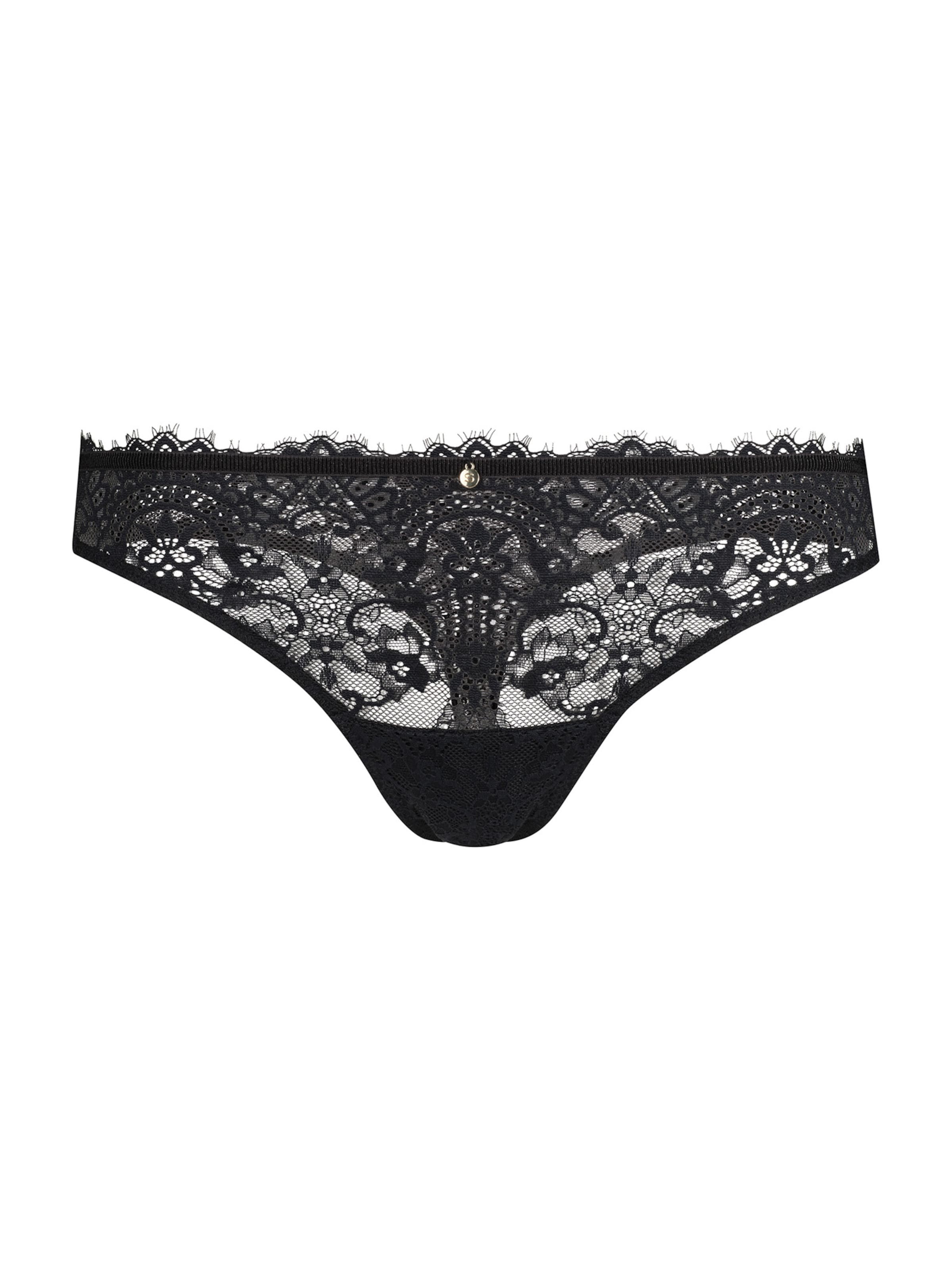 Skiny Tangá - Čierna: predná strana