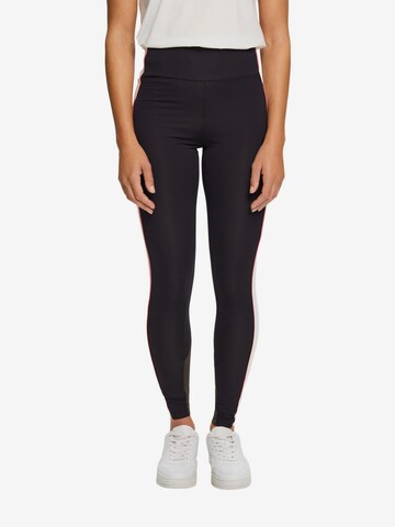 ESPRIT Skinny Sportbroek in Zwart: voorkant