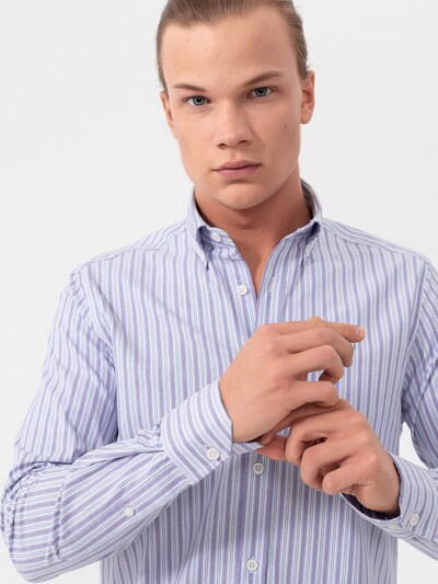 By Diess Collection Button Up Shirt in Purple / Lilac, Item view
