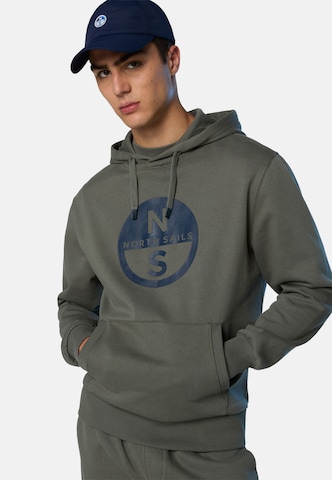 Sweat-shirt North Sails en gris : devant
