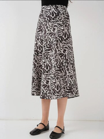 Bigdart - Saia em bege: frente