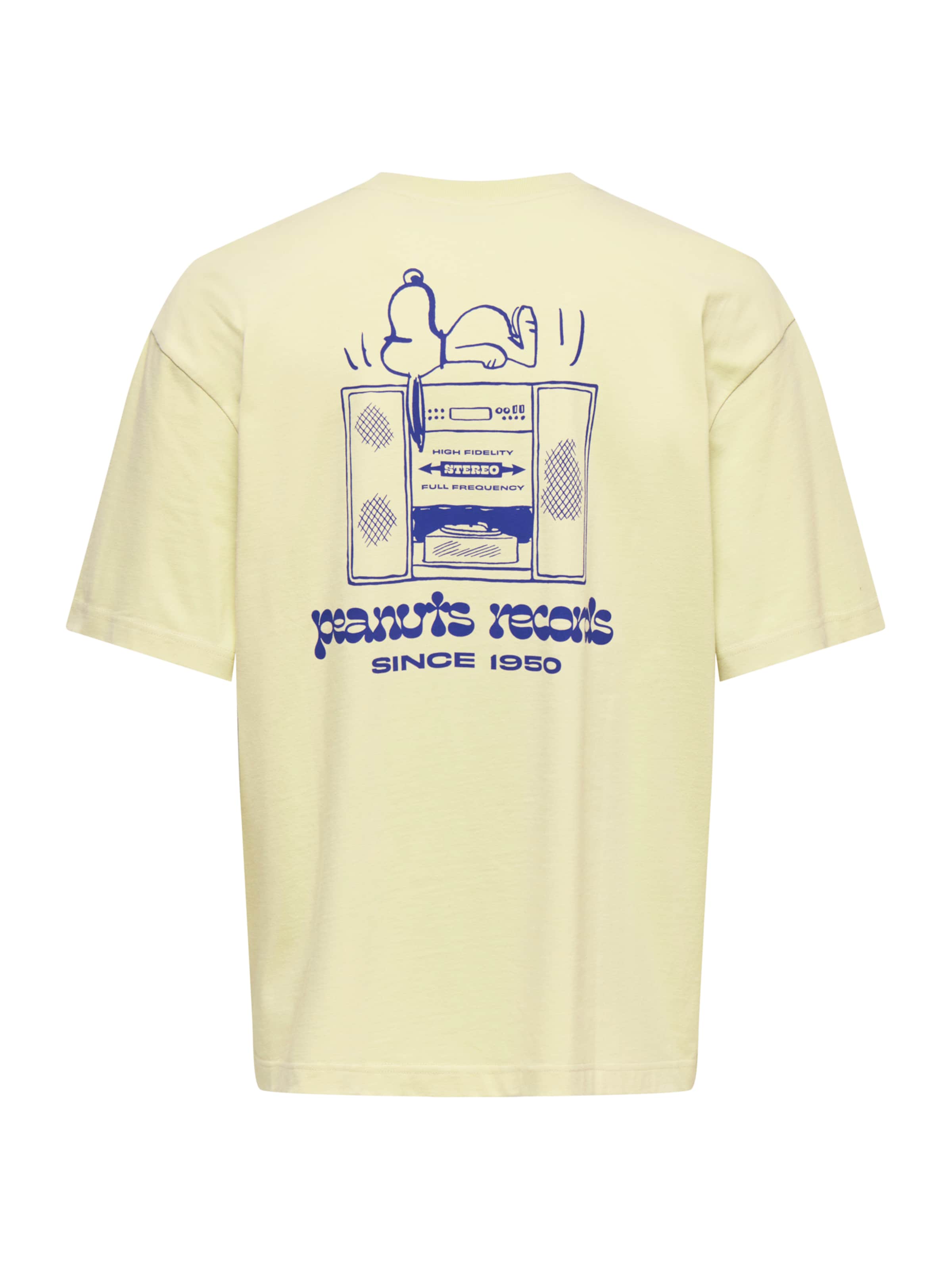 Only & Sons Shirt 'ONSPEANUTS' in Beige