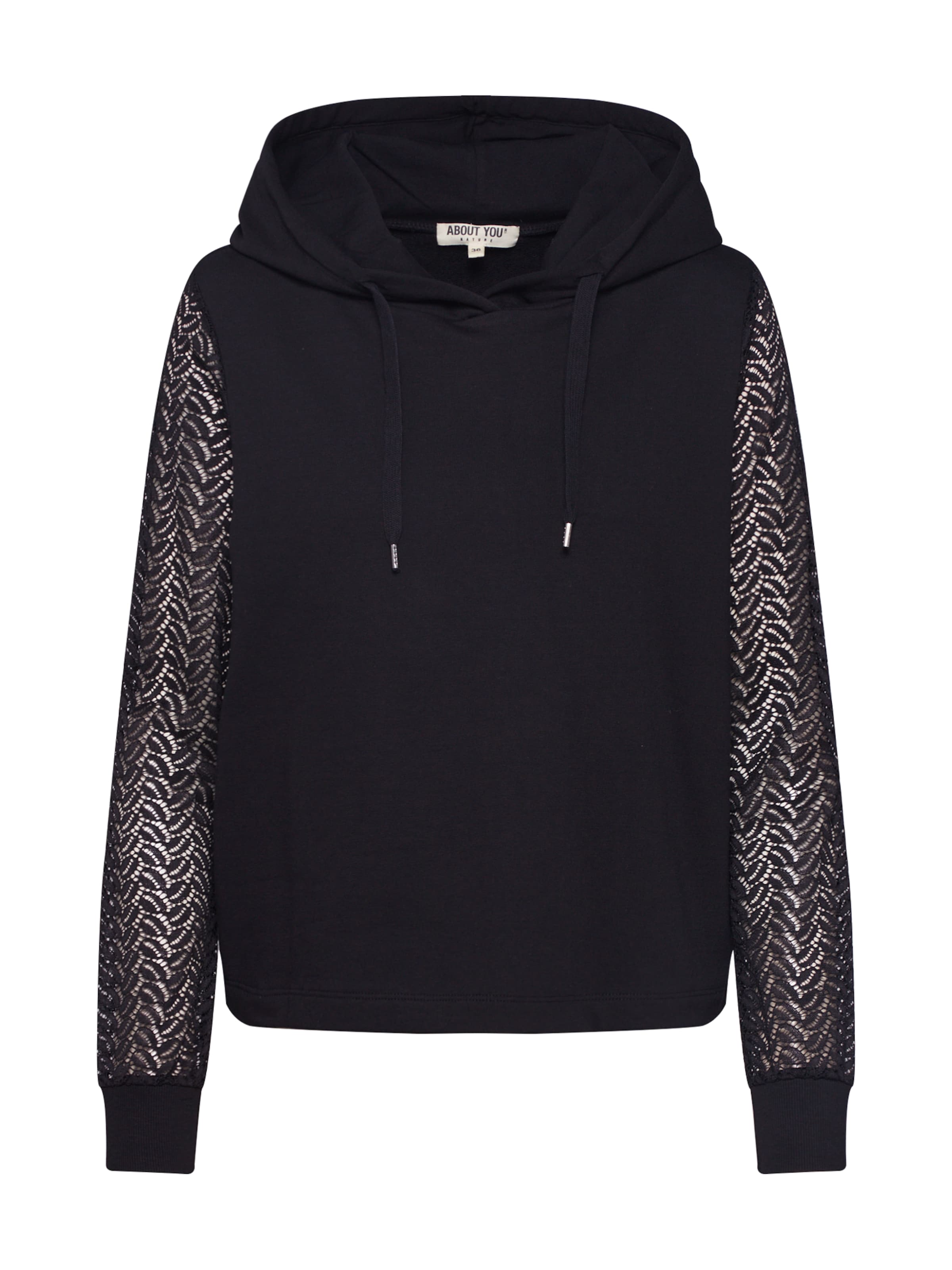 ABOUT YOU - Sudadera en negro: frente