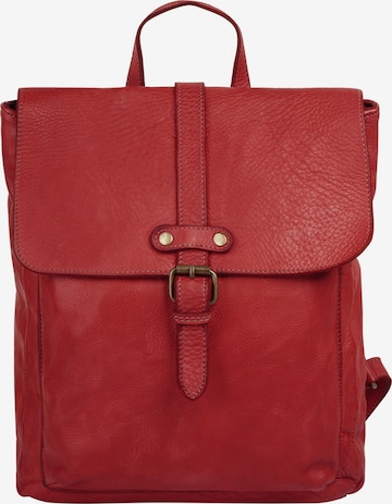 Samantha Look Backpack in Red: front