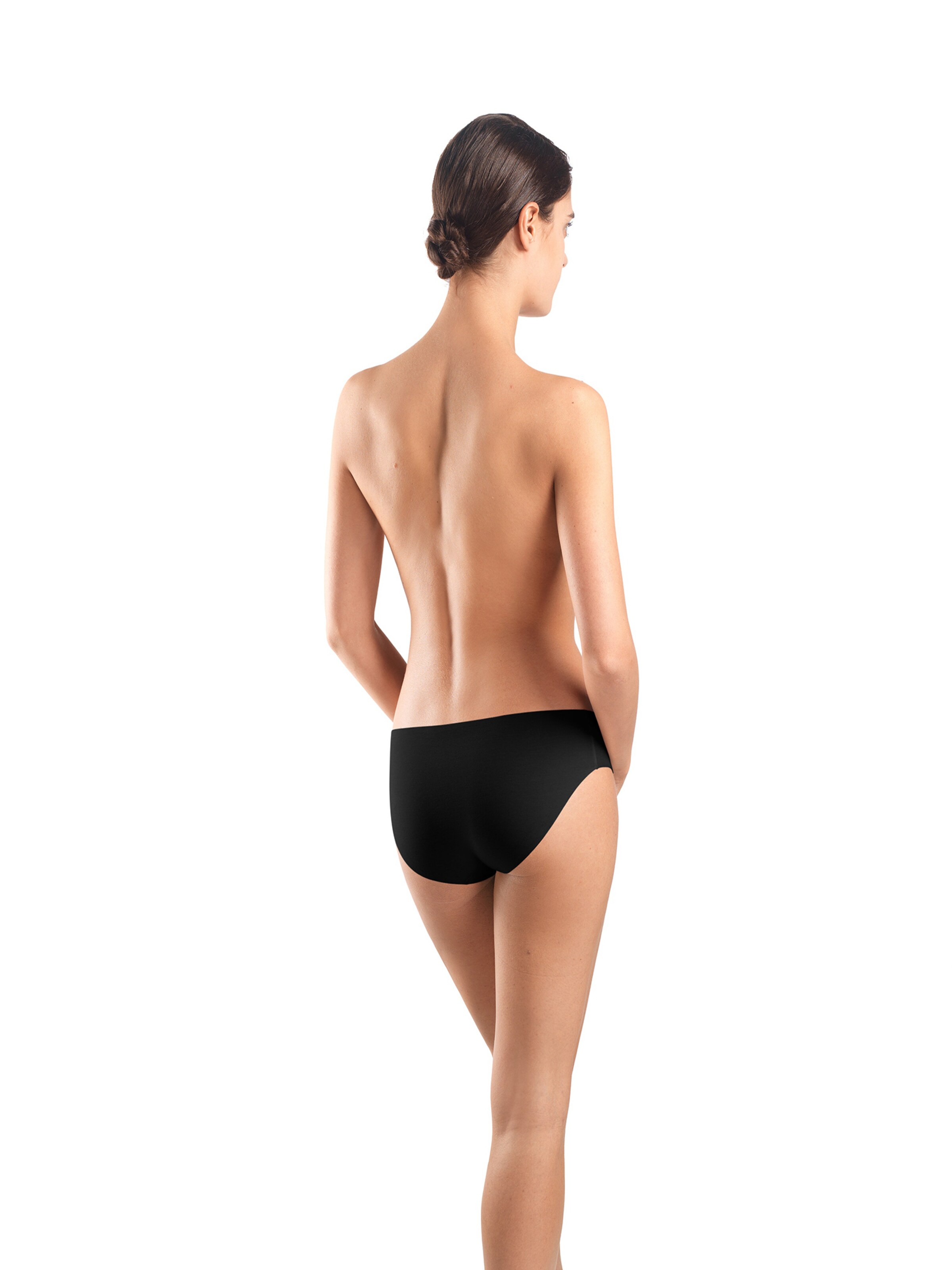 Hanro Slip ' Invisible Cotton ' in Black
