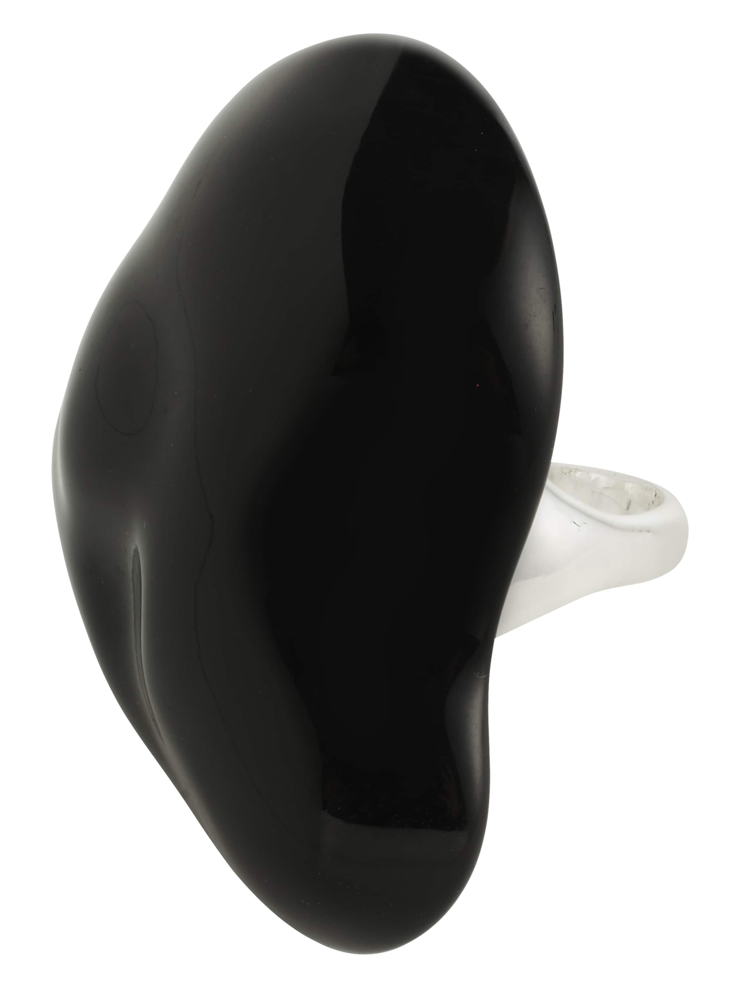 Pilgrim Prsten 'Lian' – černá: přední strana