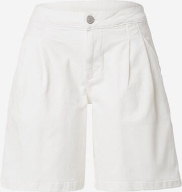 True Religion Loose fit Pleat-Front Pants in White: front