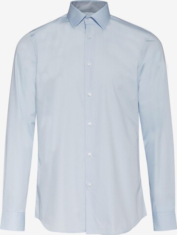 WE Fashion - Ajuste regular Camisa de negocios en azul: frente