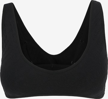 OCEANSAPART - Bustier Sujetador 'Michelle' en negro: frente