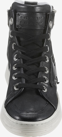 A.S.98 High-Top Sneakers in Black