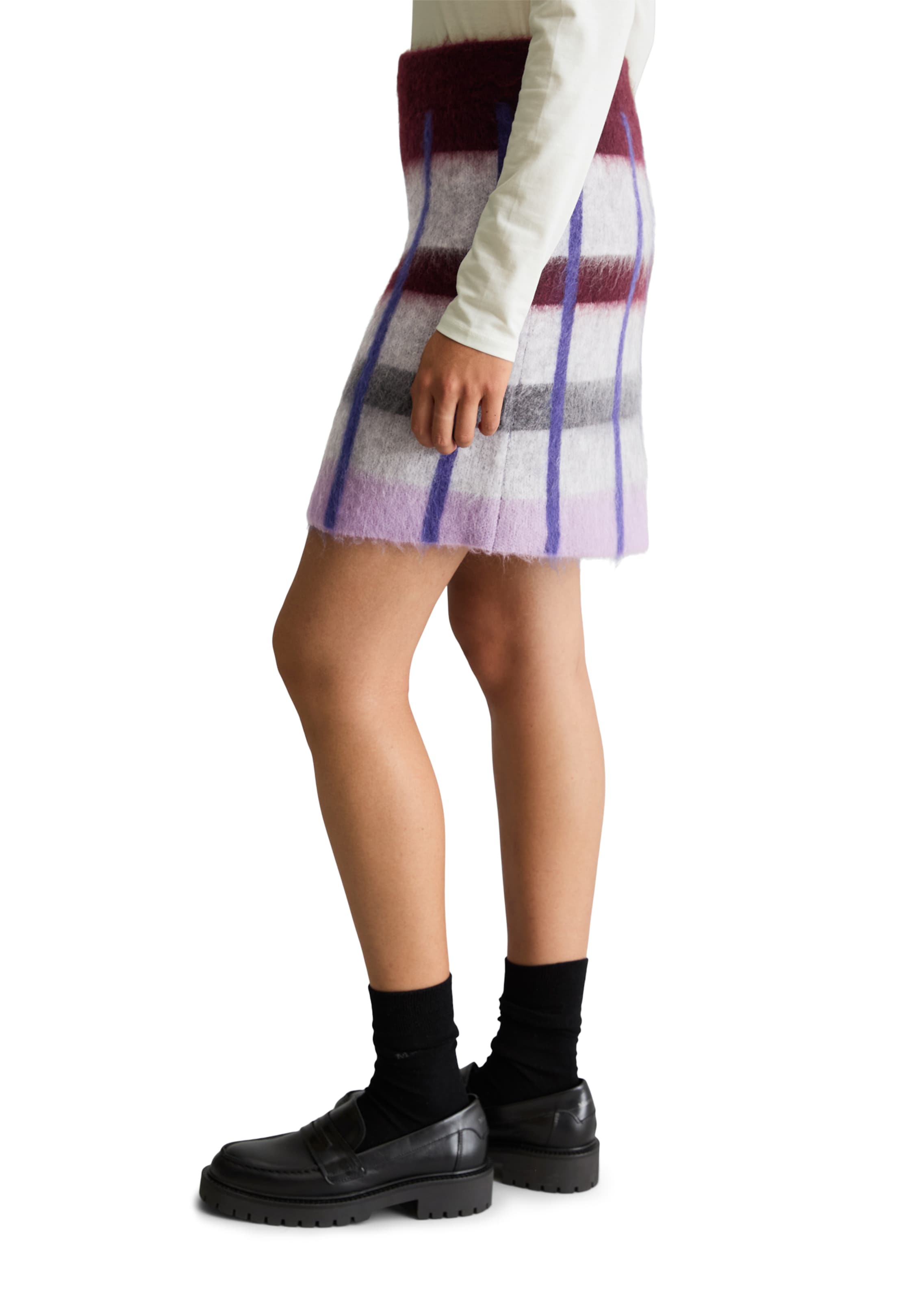 Marc O'Polo DENIM Rok in Lila: zijkant