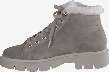 Paul Green Lace-Up Ankle Boots in Grey