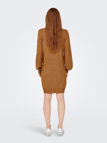 JDY Knitted dress in Beige