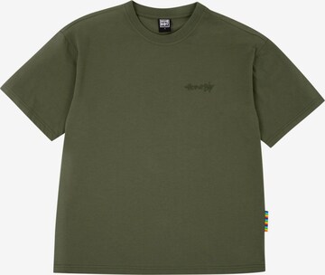 HOMEBOY Shirt 'Pencil' in Green: front