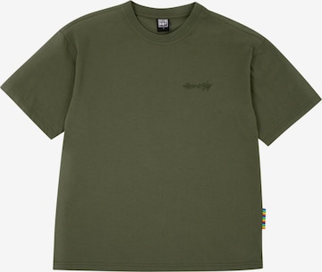 HOMEBOY - Camisa 'Pencil' em verde: frente