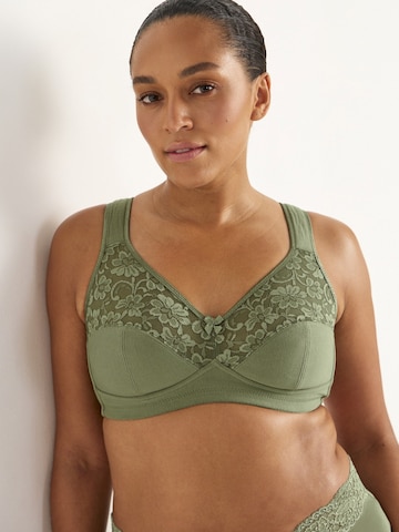 Cellbes of Sweden T-shirt BH 'Anna' in Groen: voorkant