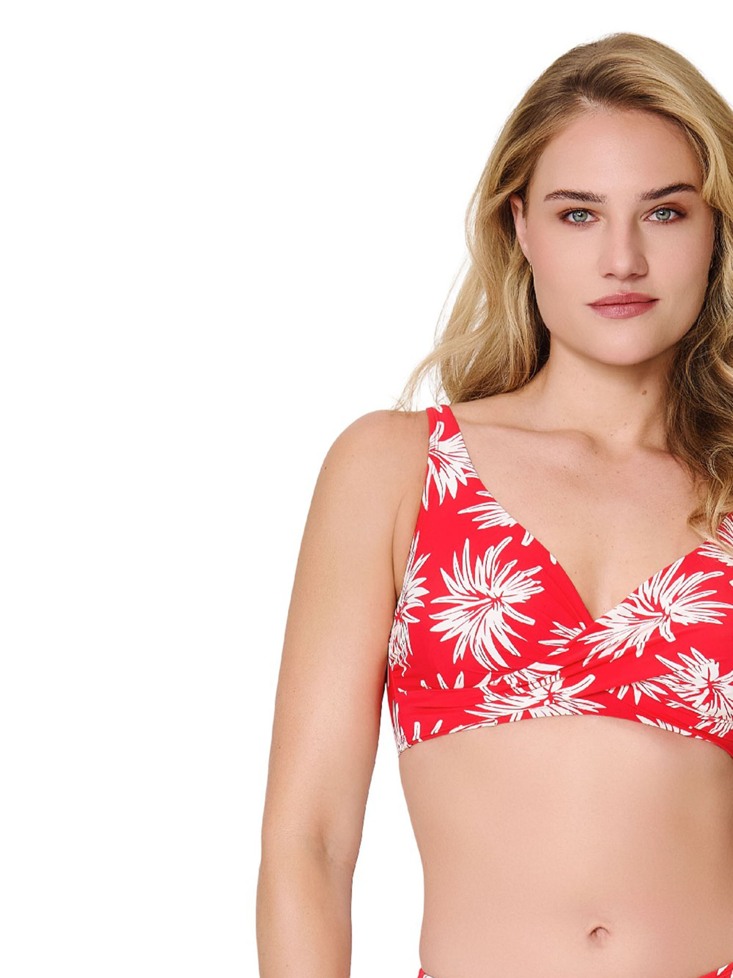 LingaDore Triangle Bikini Top in Red