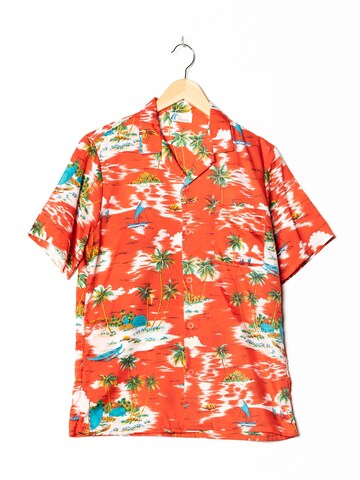 Islander Button Up Shirt in S-M in Red: front