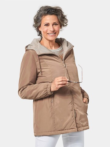 Goldner Jacke in Beige