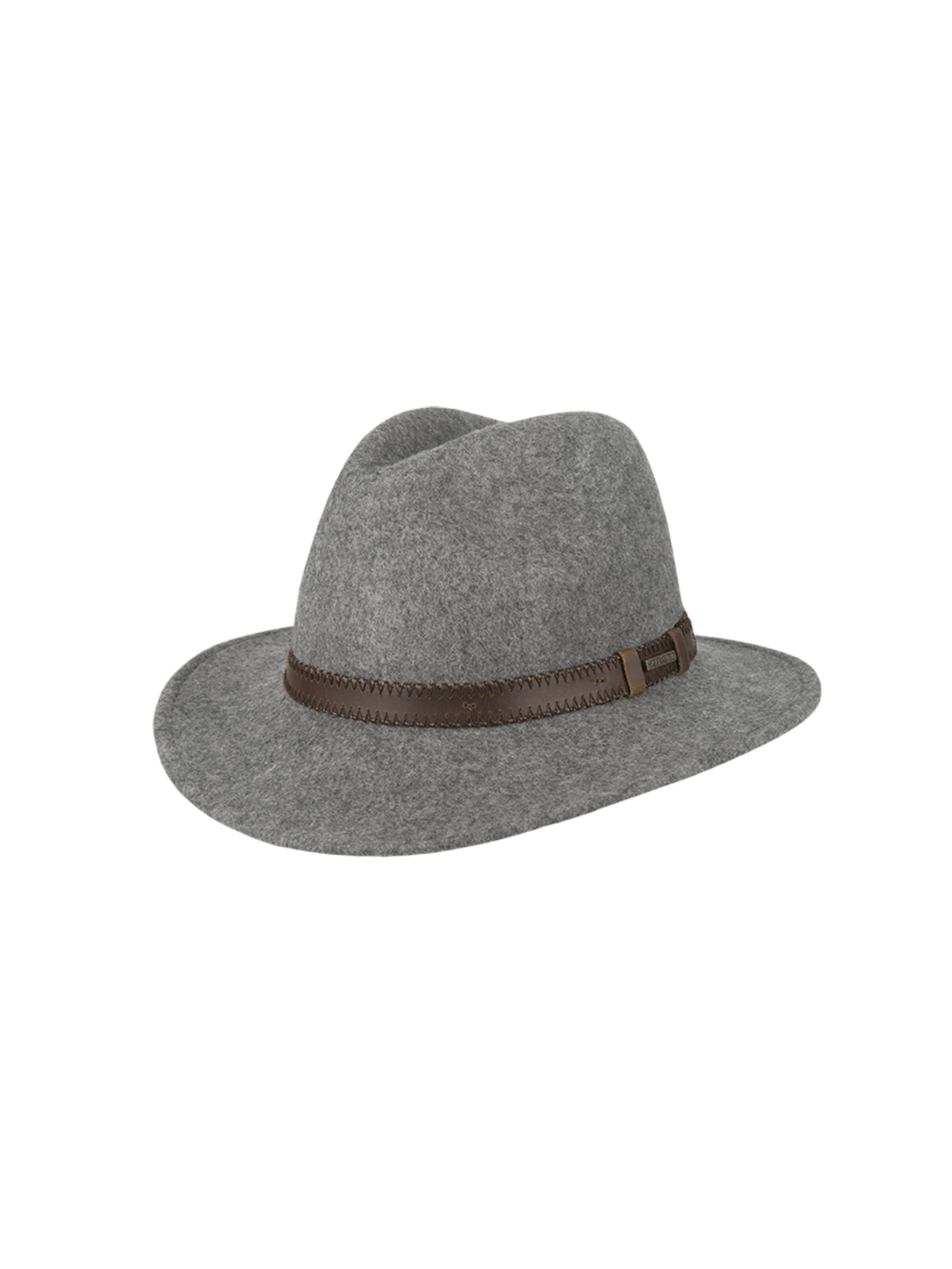 Hatland Hoed 'Stanfield' in Grijs: voorkant