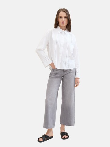 TOM TAILOR Wide Leg Jeans in Grau