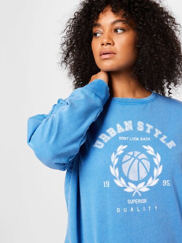 ONLY Carmakoma Sweatshirt in Blue