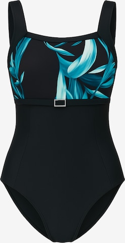 C&City Bralette Swimsuit in Black: front