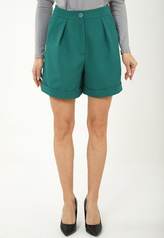 Awesome Apparel Loose fit Pants in Green: front