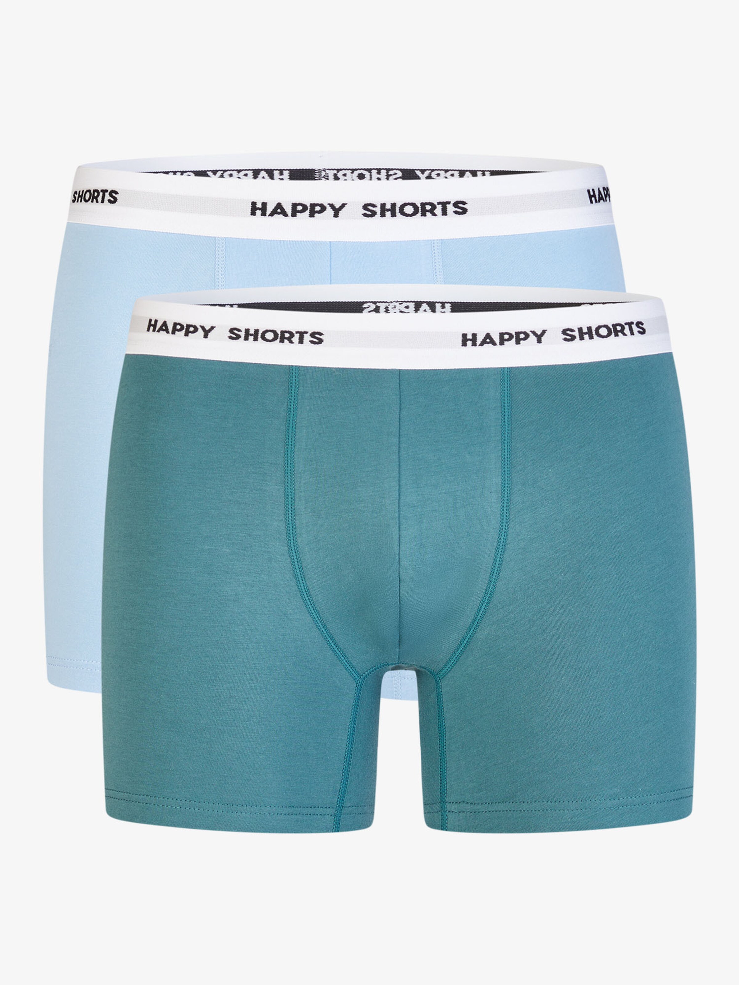 Happy Shorts Boxershorts ' Jersey ' in Blauw: voorkant