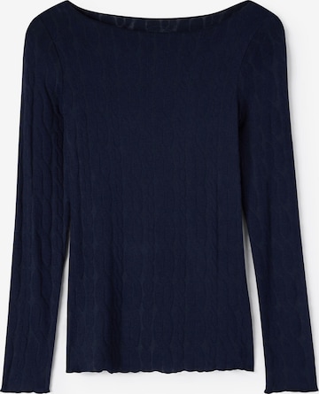 INTIMISSIMI Shirt 'Ultralight' in Blue: front