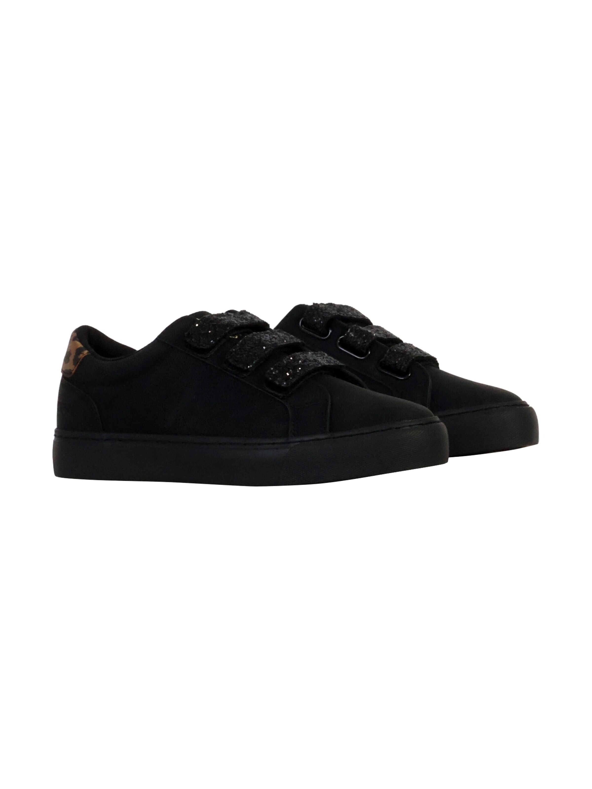 Scarpa stringata sportiva 'Tippyk-Sneaker mit Klettverschluss' di Kaporal in nero