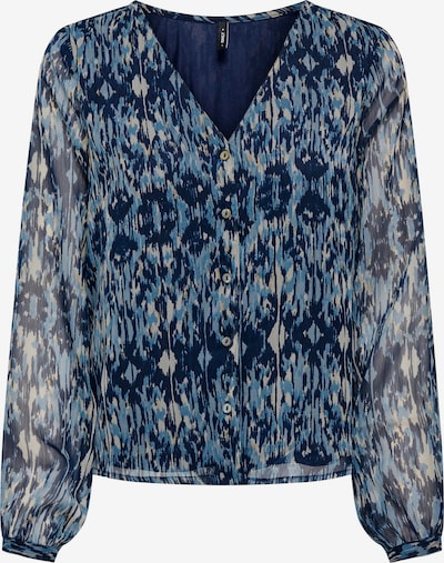 ONLY Blouse 'Luna' in Navy / Light blue / Stone, Item view