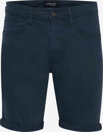 11 Project Regular Pants in Blue: front