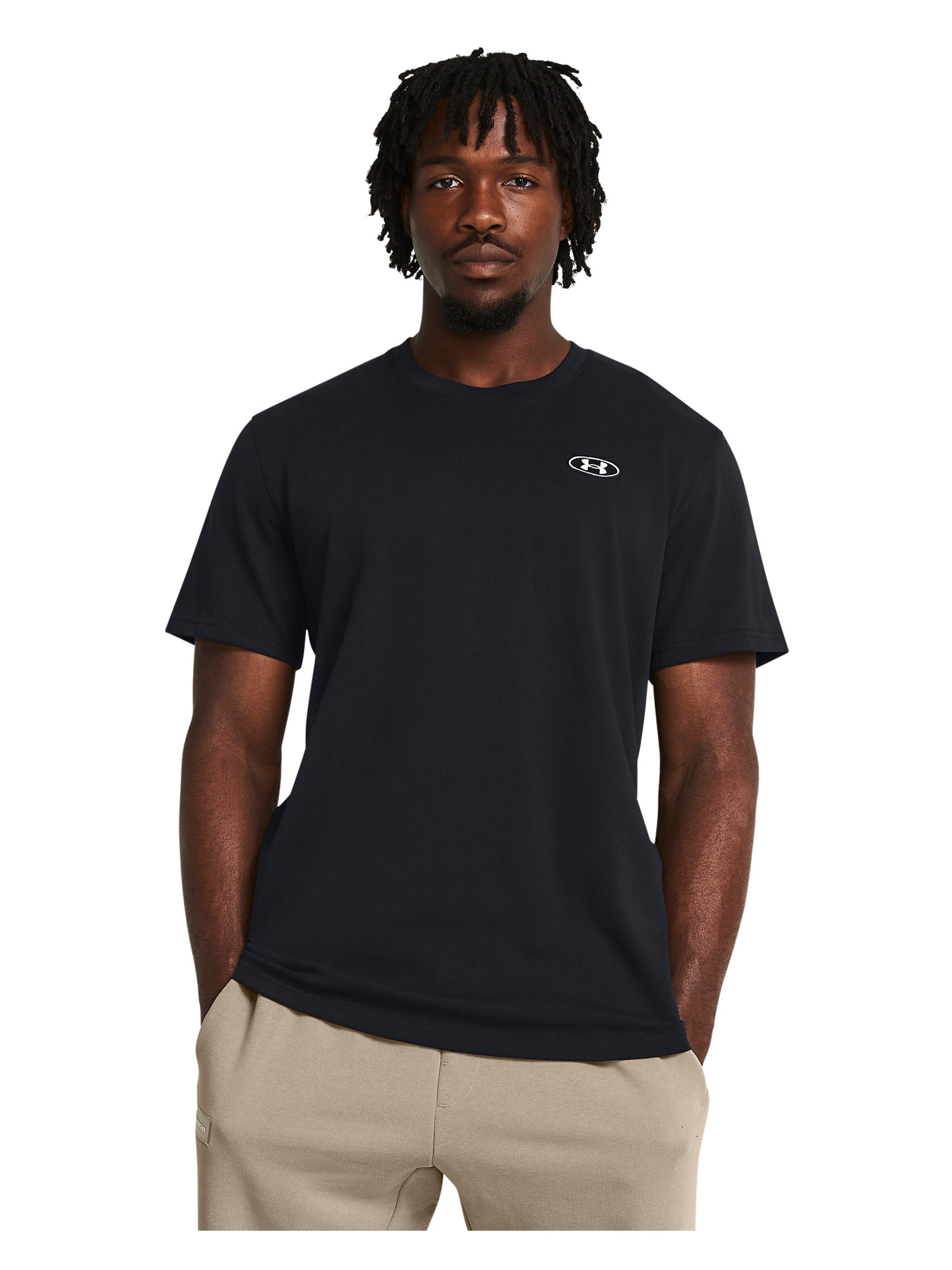 UNDER ARMOUR Performance shirt in Black: front