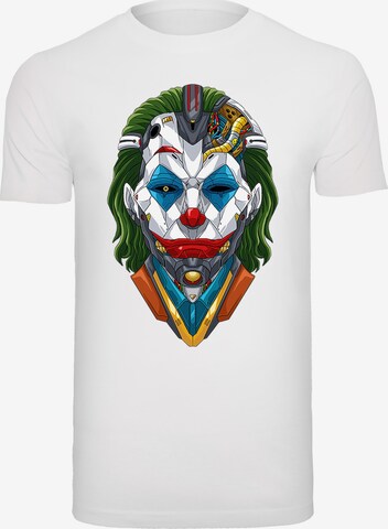 F4NT4STIC Shirt 'Cyberpunk Joker' in Weiß: predná strana