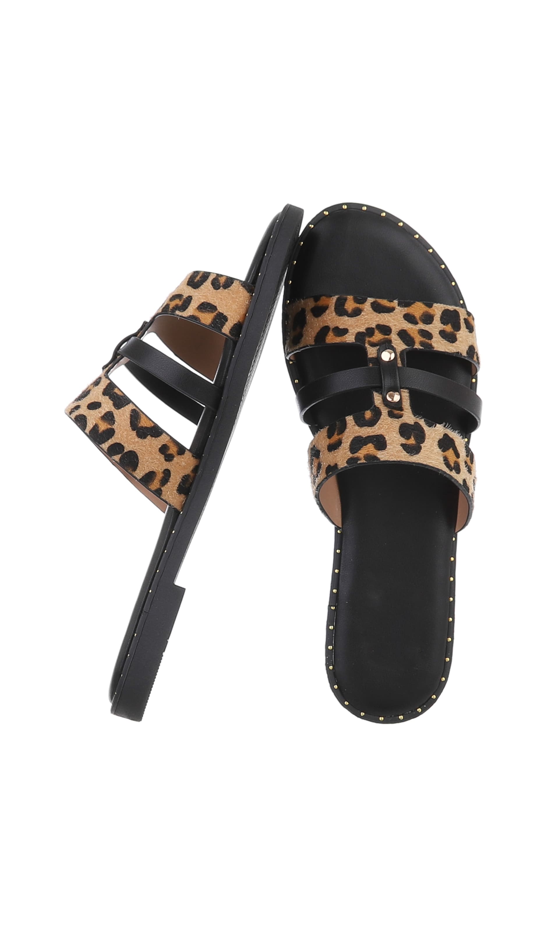 Ital-Design Pantolette in Braun