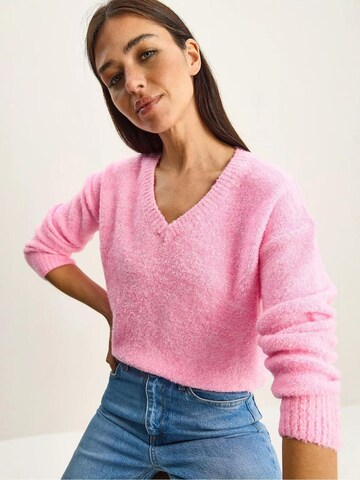 Bianco Lucci Pullover in Pink