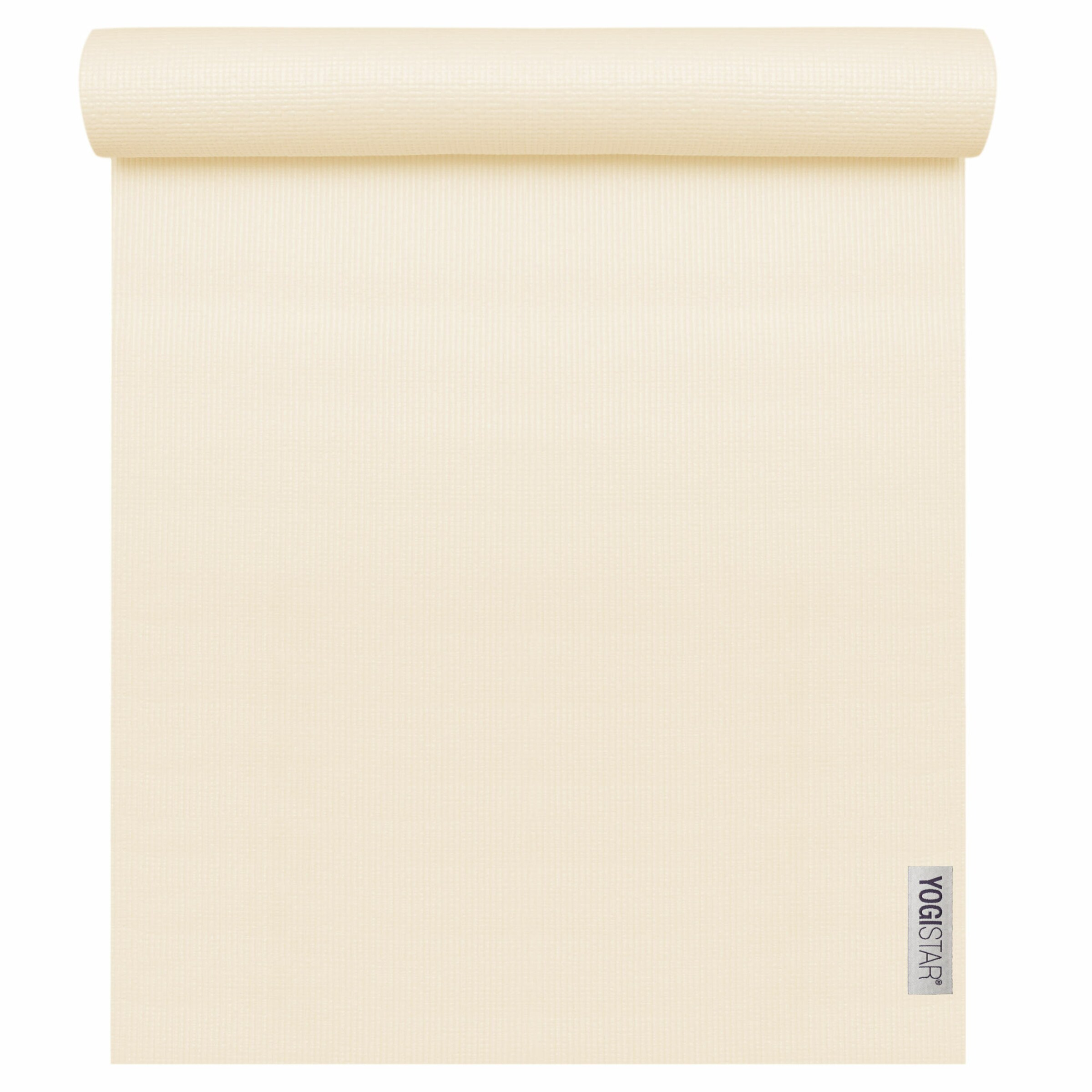 YOGISTAR.COM Yogamatte '183 cm x 61 cm x 4 mm' in Gelb: Vorderseite