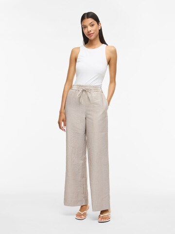 VILA Wide leg Broek 'VIKalea' in Beige