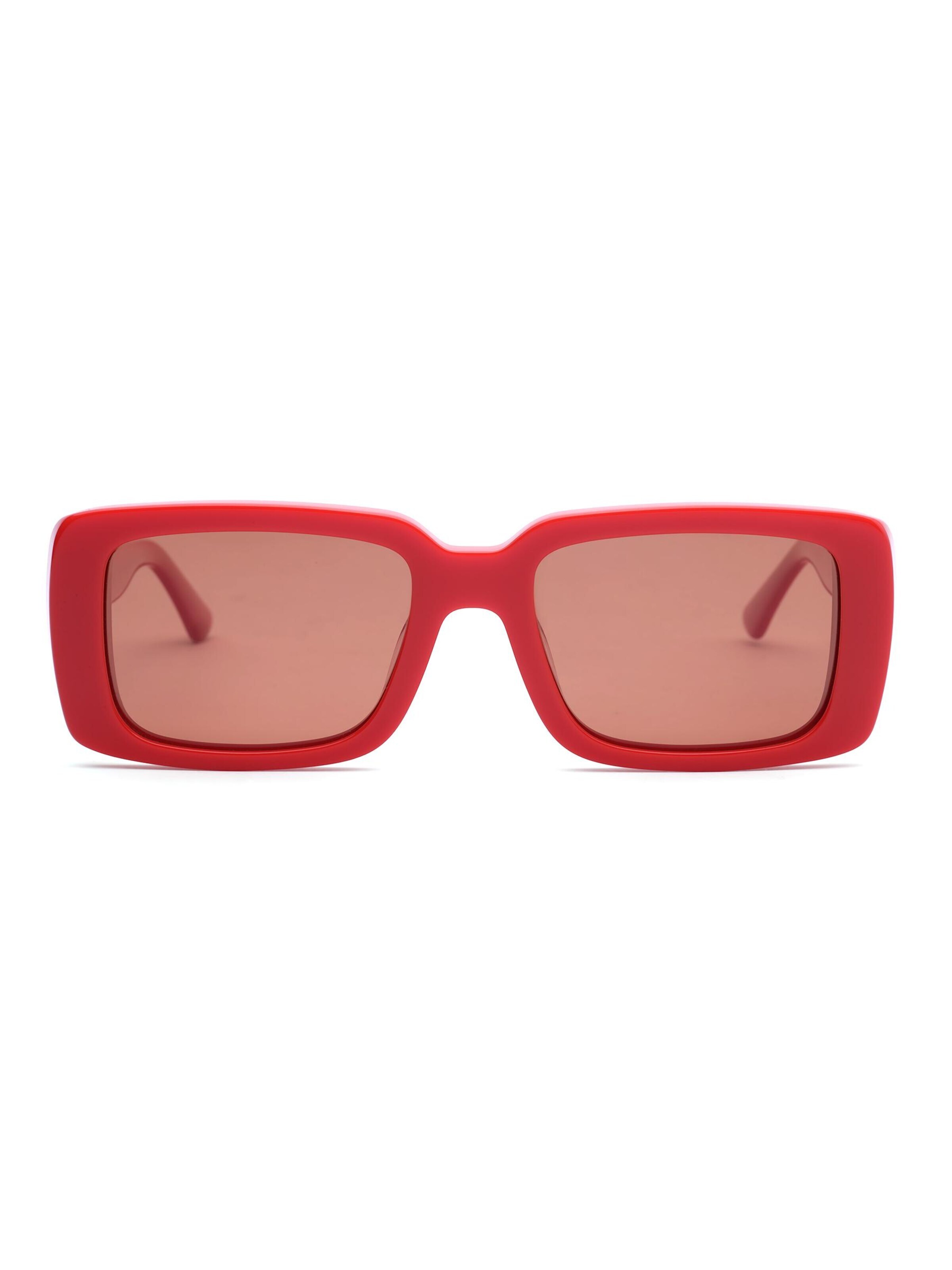 AVANT-GARDE PARIS - Óculos de sol 'Square Pherenike' em vermelho