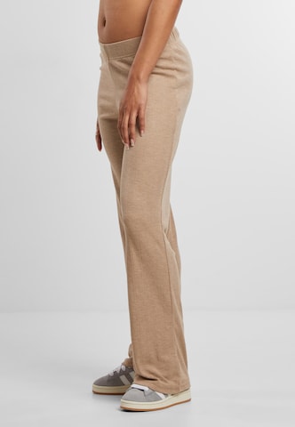 Urban Classics Boot cut Trousers in Beige