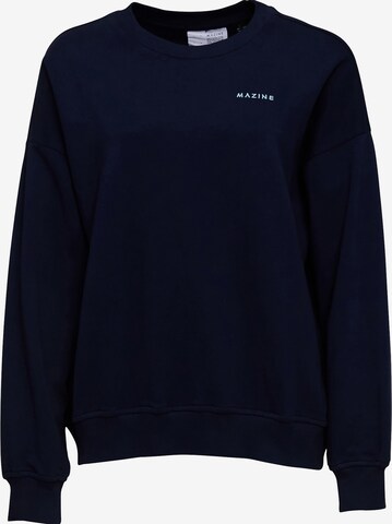 mazine Sweatshirt ' Rockland ' in Blue: front