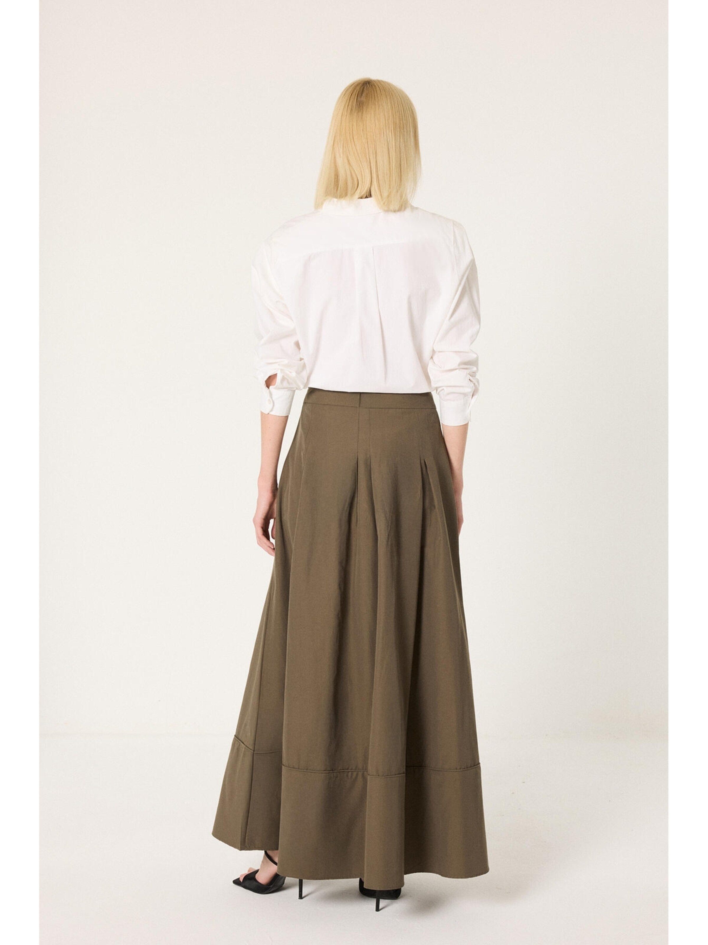 Touché Privé Rock 'A Line Skirt With Pocket Detail'‌‌‌‌‌‌‌‌‌‌ in Grün