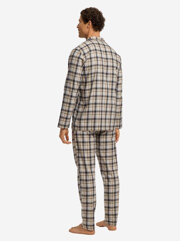 Hanro Pyjama lang 'Cozy Comfort' in Beige