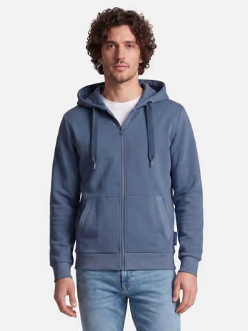 salzhaut Sweatvest ' BREKER ' in Blauw: voorkant