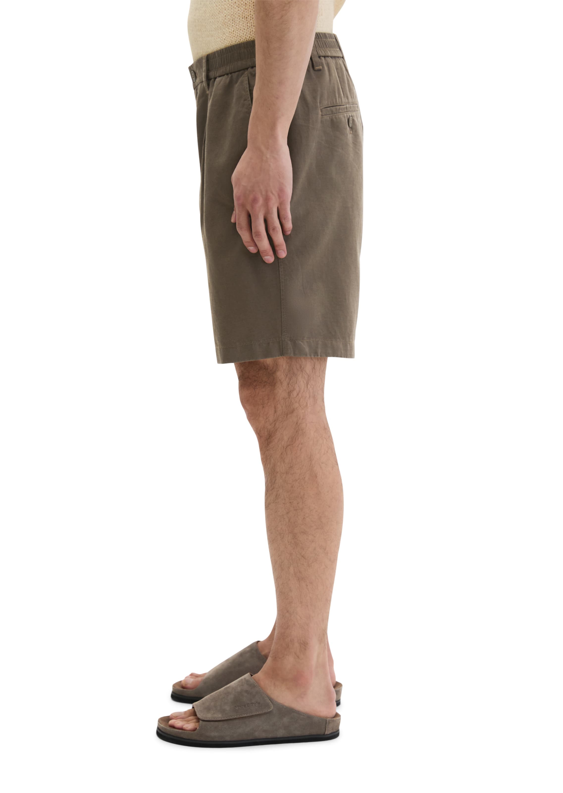 Marc O'Polo Regular Trousers 'Eksjö' in Brown