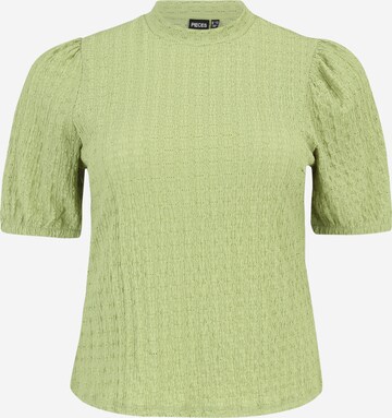 PIECES Curve Blouse 'PCABIGAIL' in Green: front