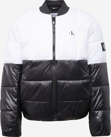 Calvin Klein Jeans Winter jacket in Black: front