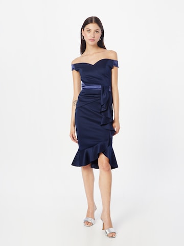 Robe de cocktail Lipsy en bleu : devant