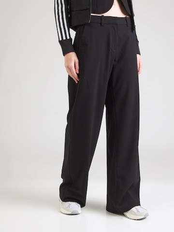 WEEKDAY Wide leg Trousers 'Speed Dylan' in Black: front